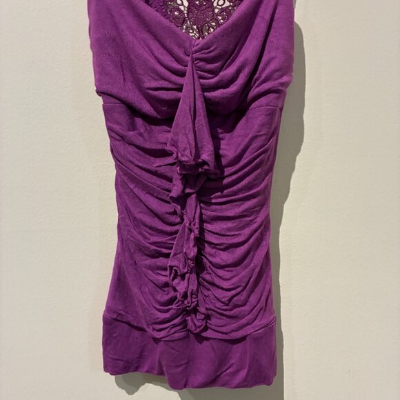 XOXO Bright Purple Y2K Camisole Top - Women's S - Picture 3 of 9